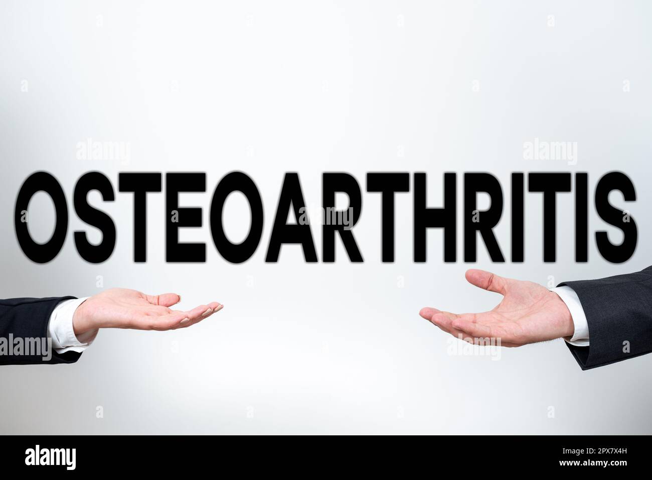 Handwriting text Osteoarthritis, Word Written on Degeneration of joint