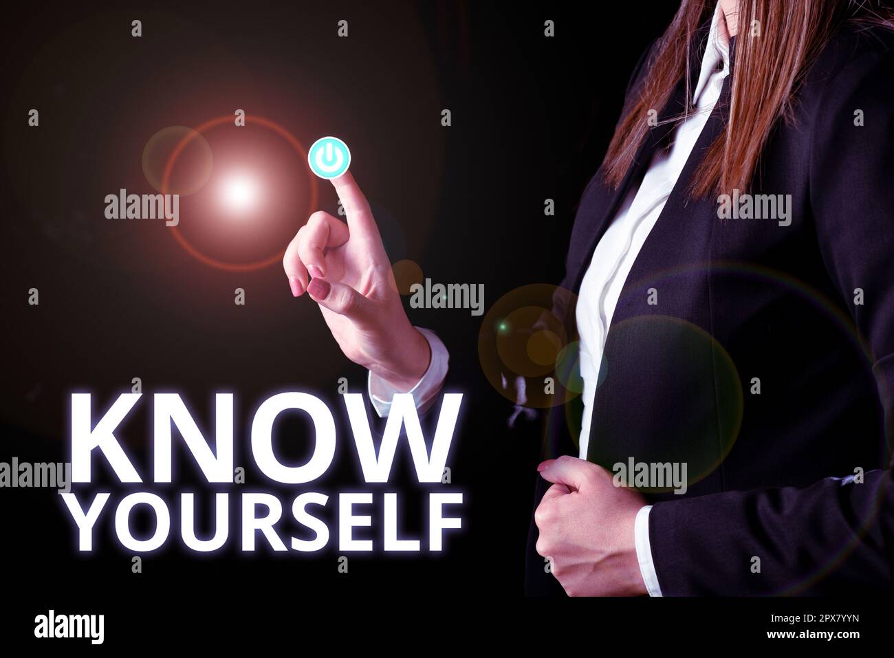 Handwriting text Know Yourself, Word Written on Find You Understanding Strength and Weaknesses Identity Stock Photo
