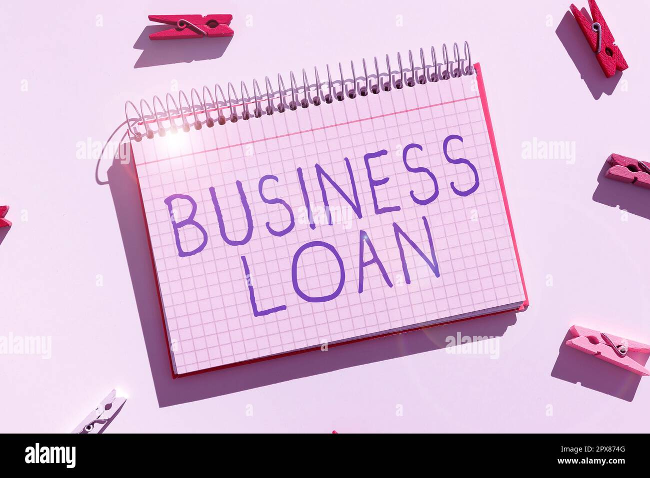 Inspiration showing sign Business Loan, Business overview Credit Mortgage Financial Assistance Cash Advances Debt Stock Photo