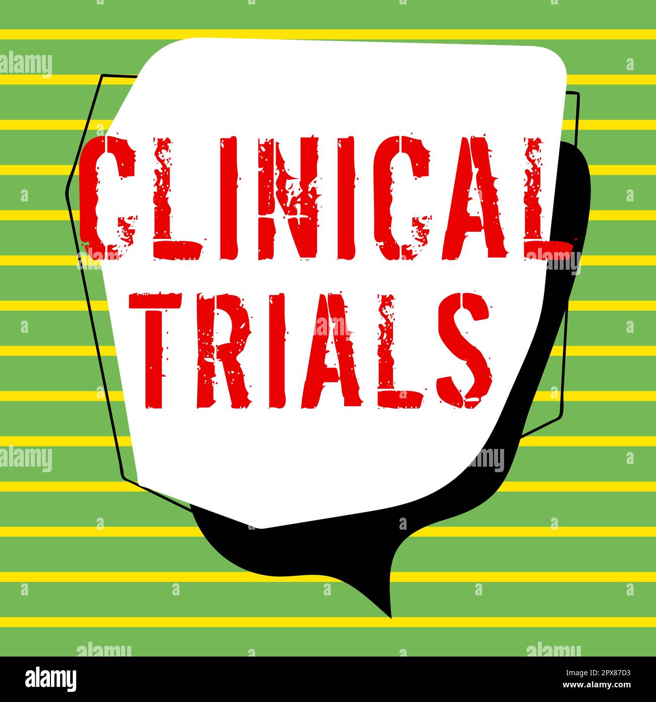 Trials Image Text Text caption presenting Clinical Trials, Business showcase Research ...