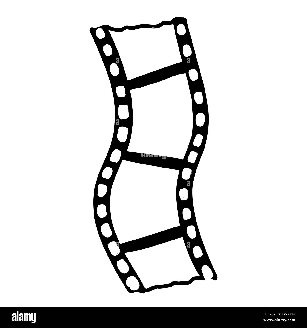 Tape for photos in the style of the 90s. Photo negative. Vintage photo