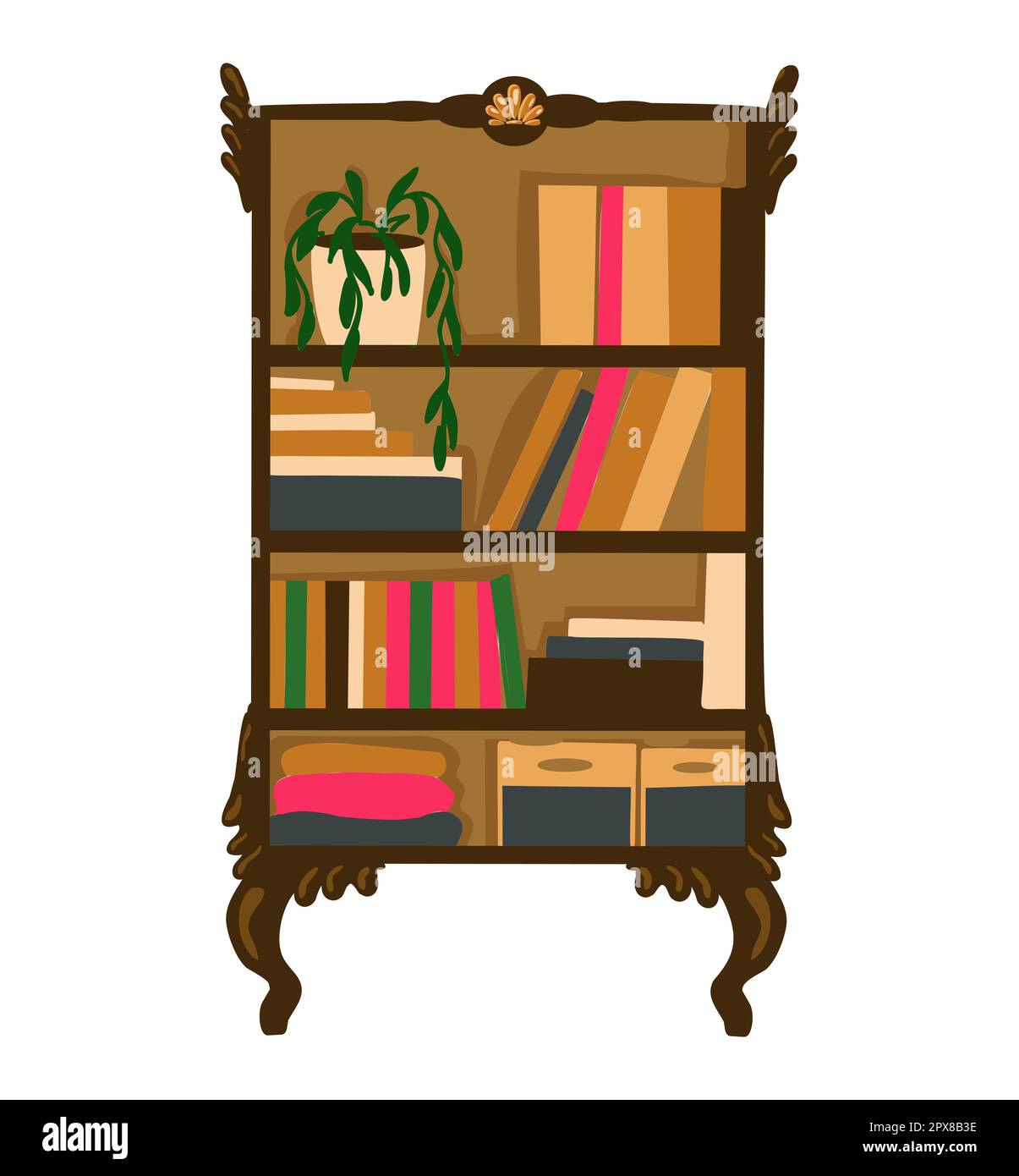 Sideboard in art deco style. Interior Design. Art deco furniture