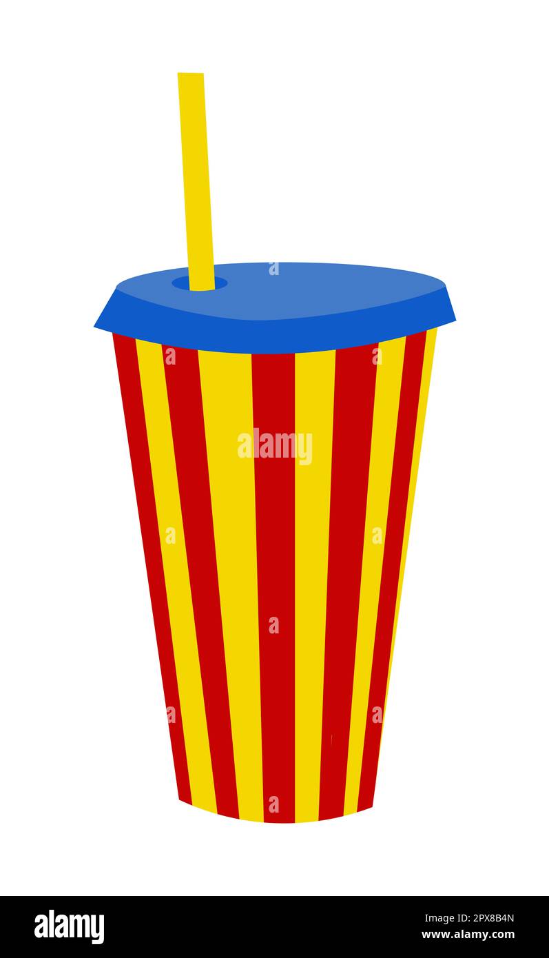 https://c8.alamy.com/comp/2PX8B4N/a-glass-for-drinks-in-the-style-of-the-90s-striped-red-and-yellow-glass-vector-isolated-illustration-on-a-white-background-2PX8B4N.jpg