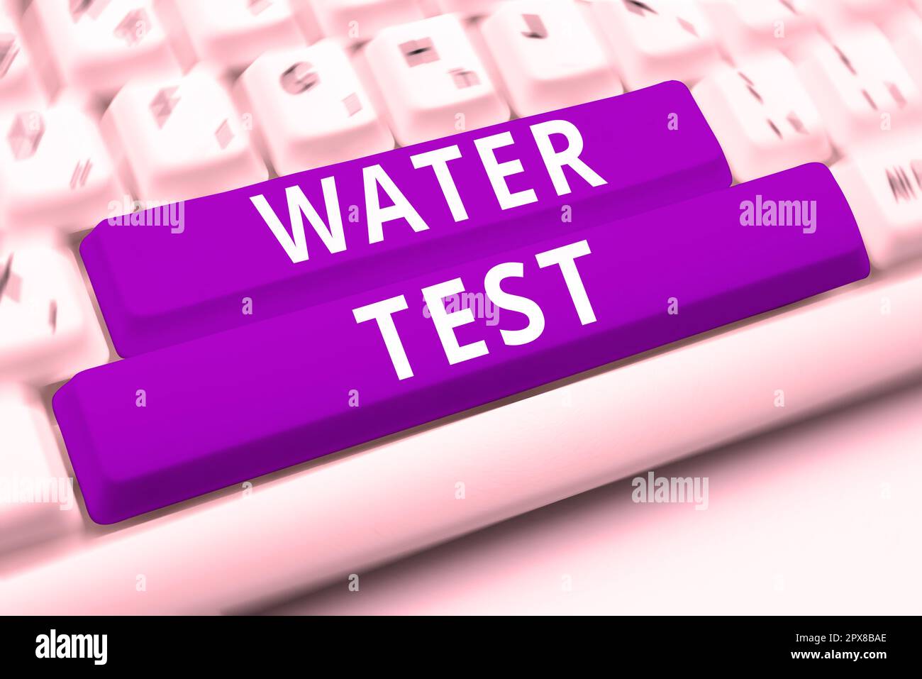 Hand writing sign Water Test, Business idea Sampling of various liquid ...