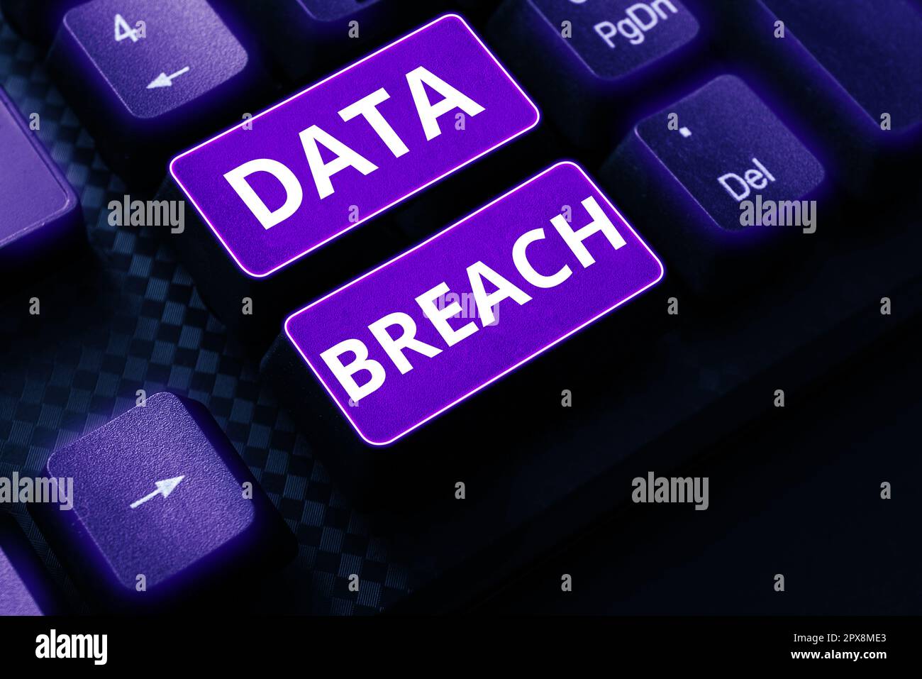 Writing displaying text Data Breach, Business idea security incident where sensitive protected information copied Stock Photo
