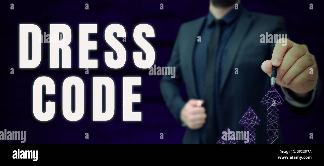 Dressing code clearance meaning