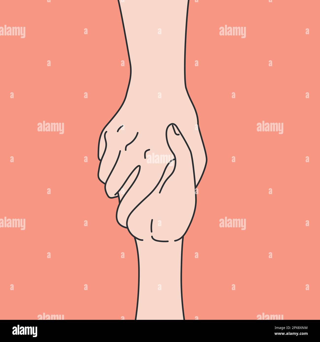 Holding hands couple Stock Vector Images - Page 2 - Alamy