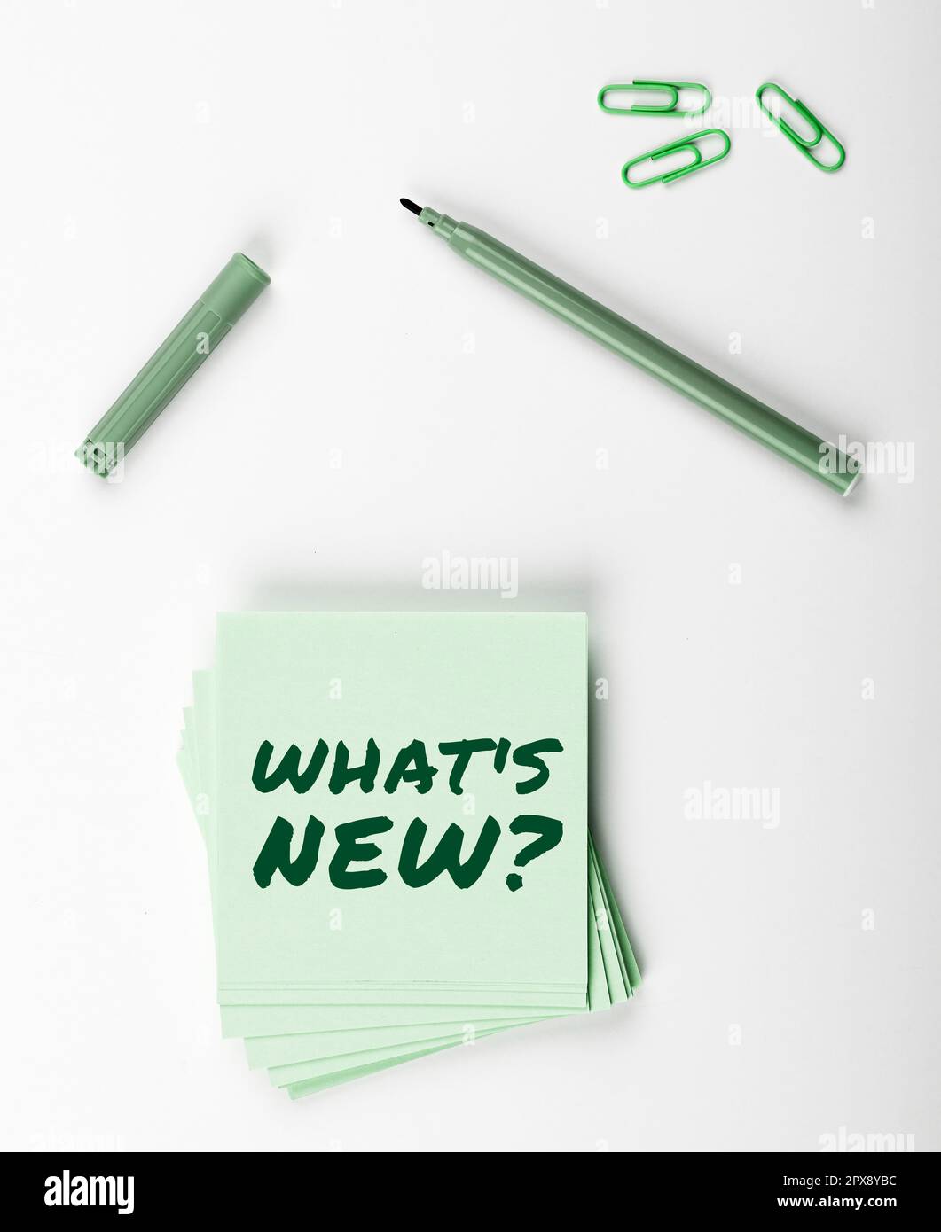 Hand writing sign What's New, Business overview Asking about latest ...