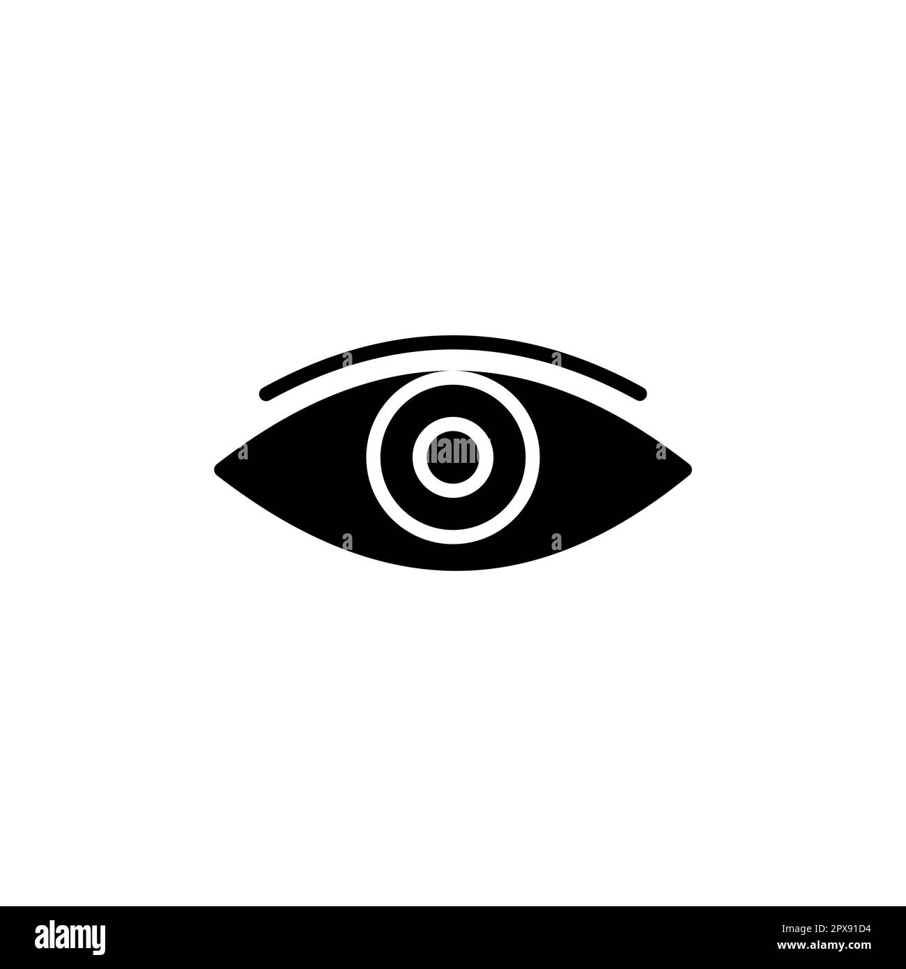 Eye icon. Look and Vision icon. Eye vector icon Stock Vector Image ...