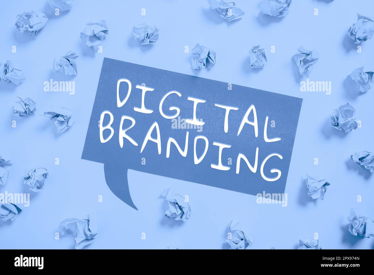 Sign displaying Digital Branding, Business concept combination of