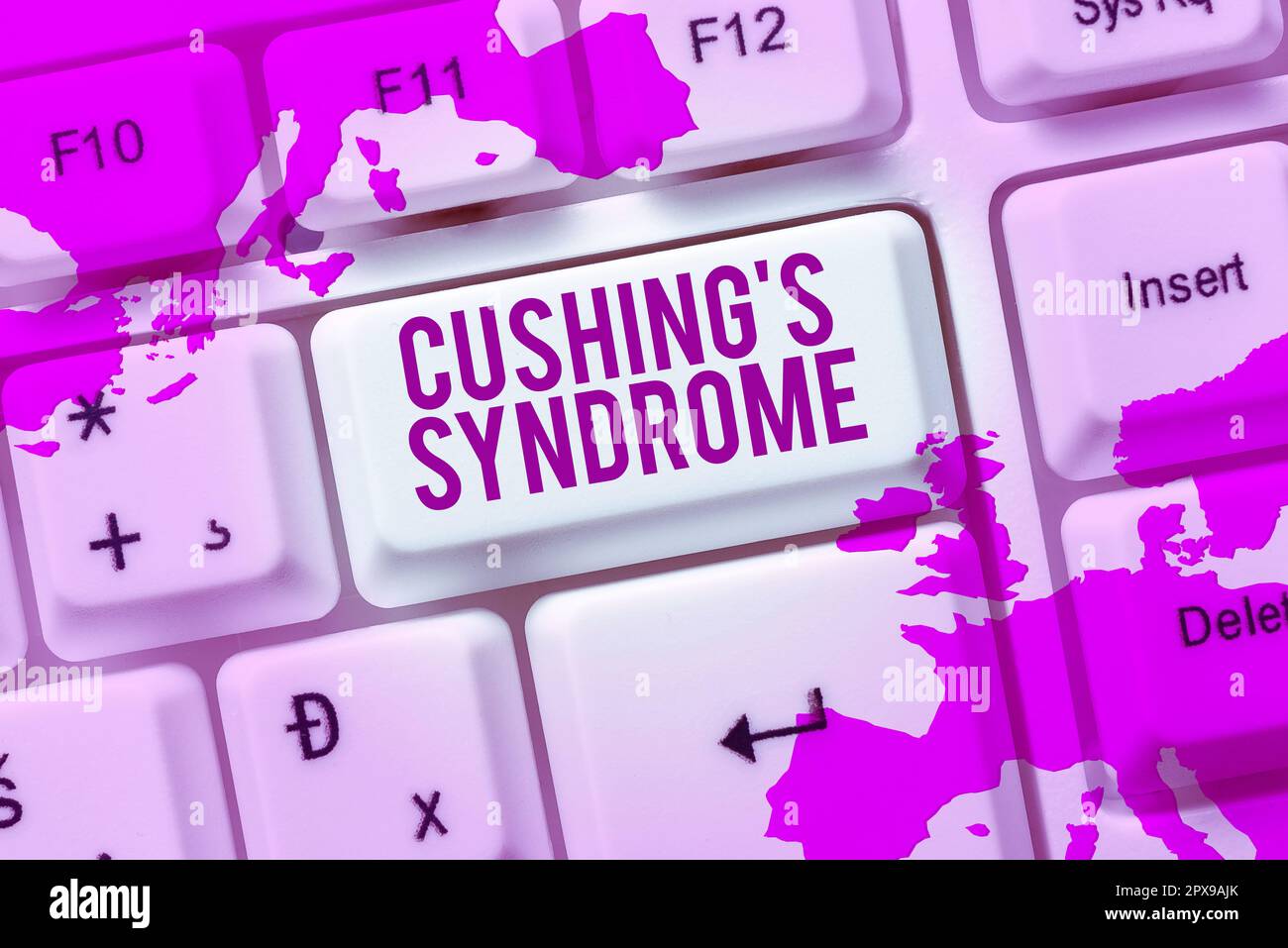 Text caption presenting Cushing's Syndrome, Concept meaning a disorder