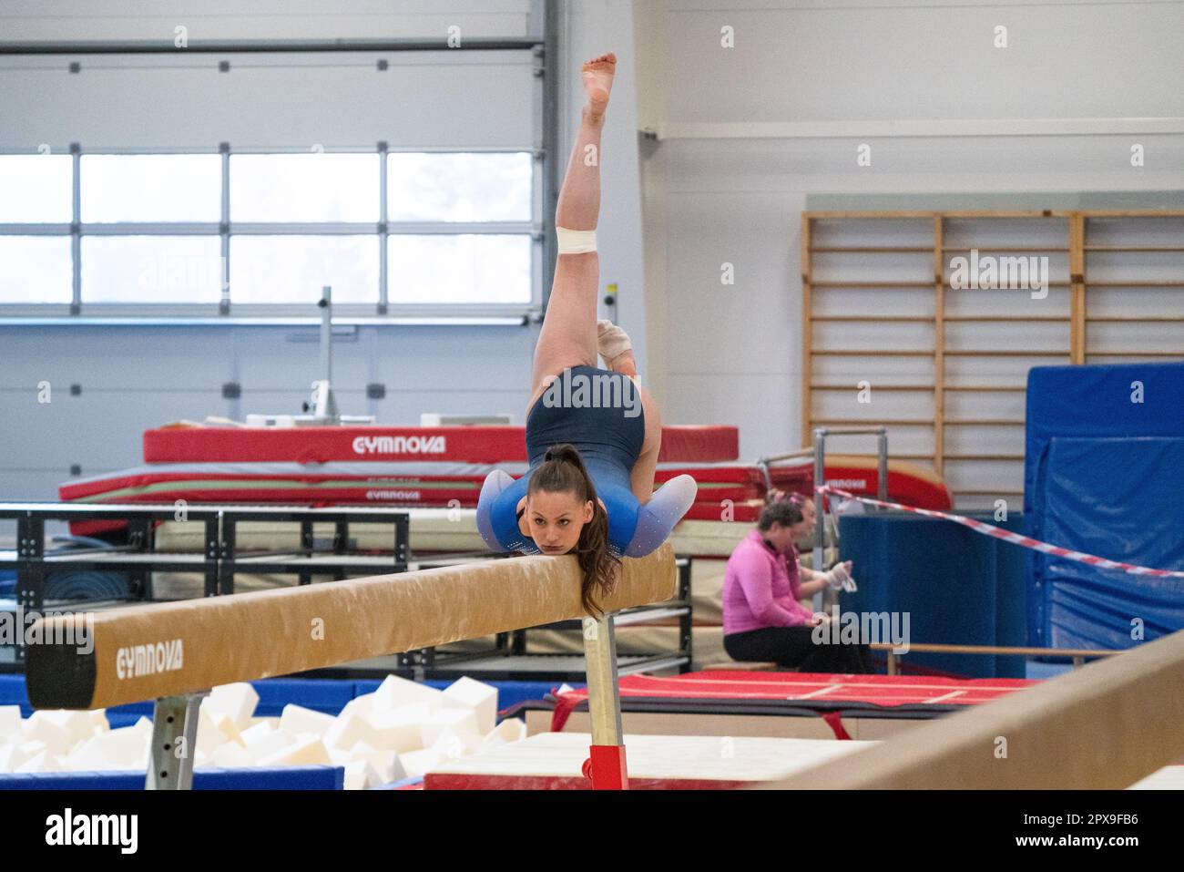 Gymnastics balance beam hi-res stock photography and images - Page 3 - Alamy