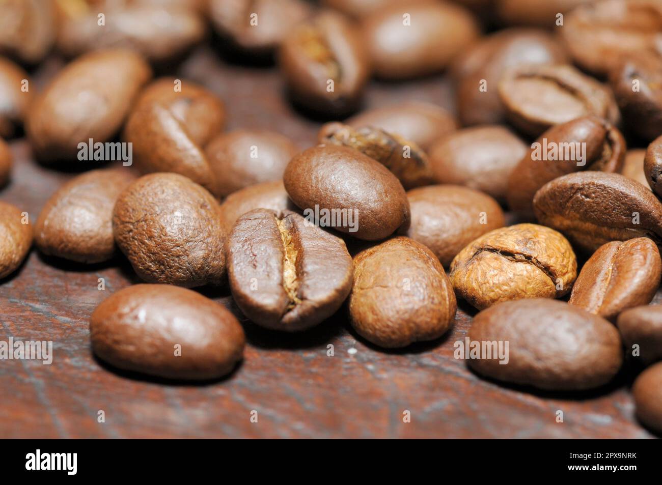 Kaffeebohnen, kaffeebohne, kaffee, trinken, geröstet, coffea, laden, theke, kolonialwaren, koffein, braun, genuss, genussmittel Stock Photo