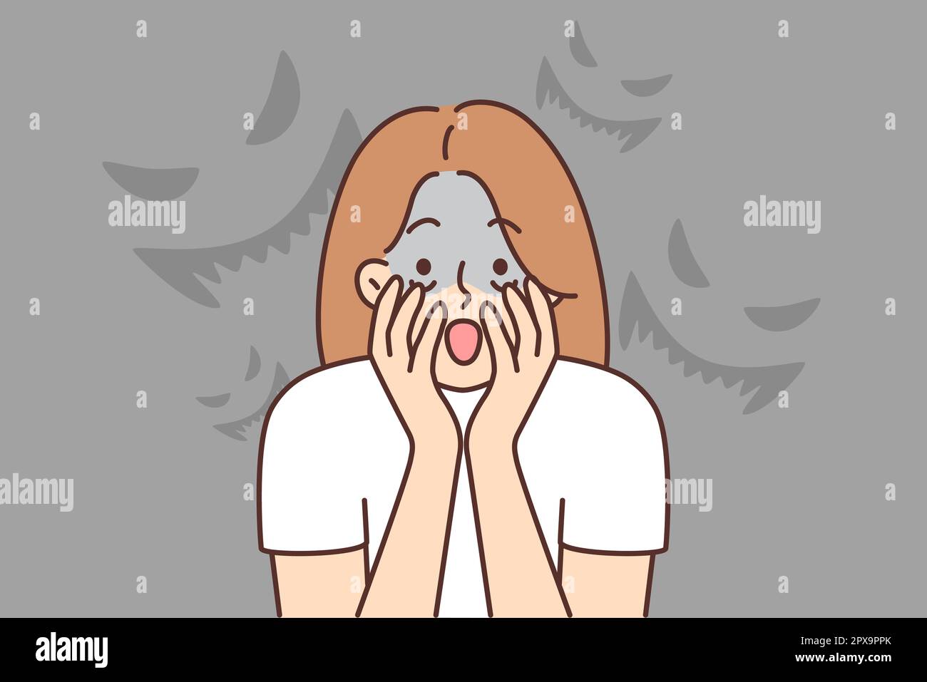 Scared Face Stock Illustrations – 20,478 Scared Face Stock