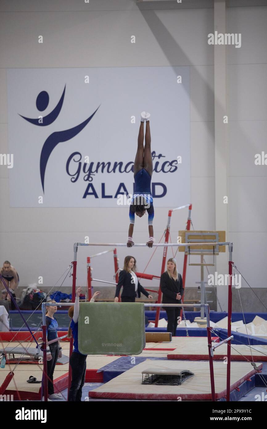 Åland Invitational 2023 Gymnastics, Mariehamn, April 2023. Gymnasts
