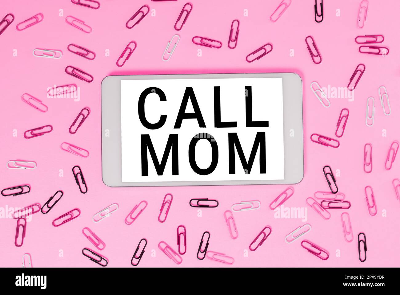 Inspiration showing sign Call Mom, Word Written on Attempting to ...