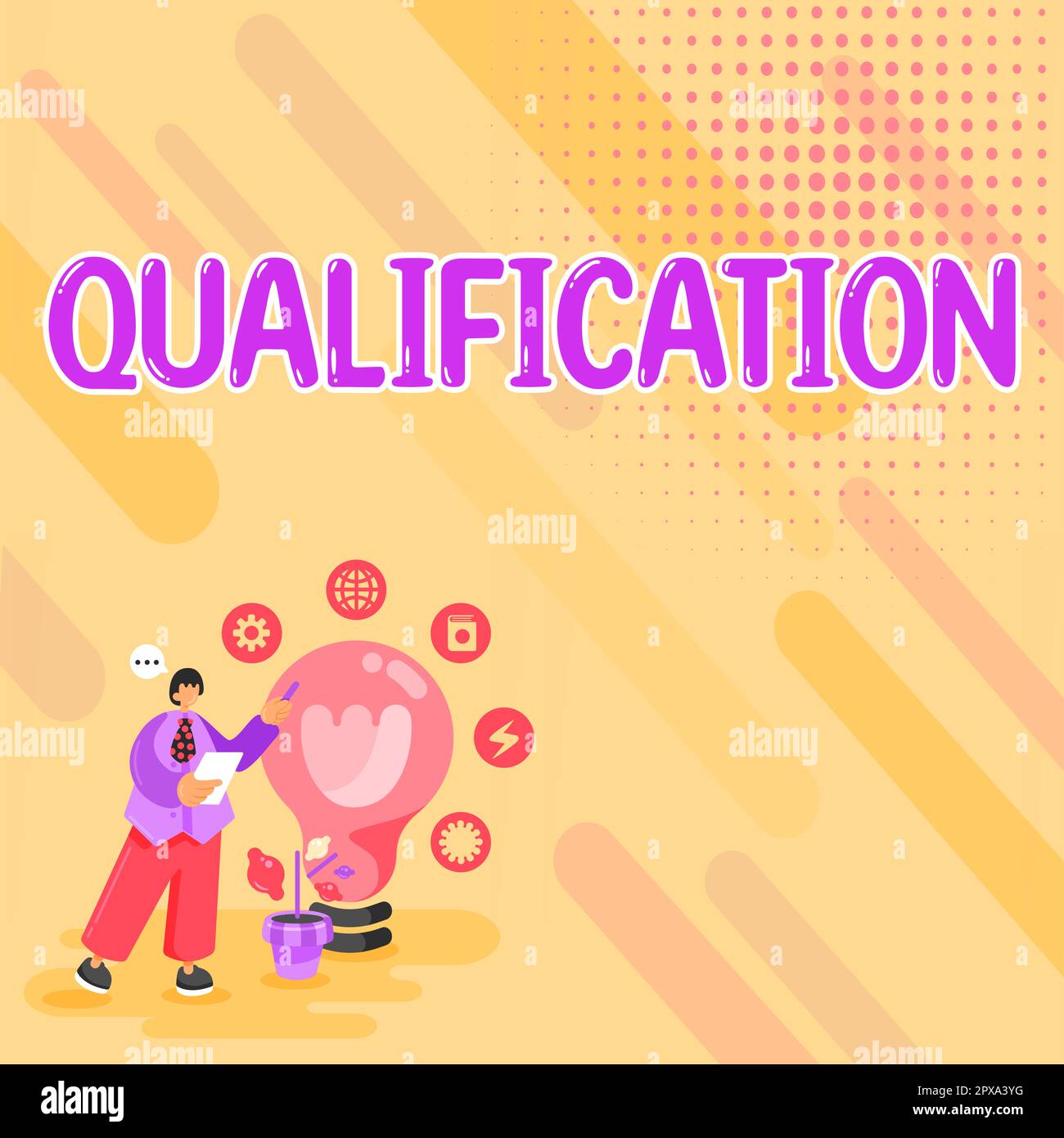 Qualification Sign Post Hand writing sign Qualification, Business idea Officially permission ...