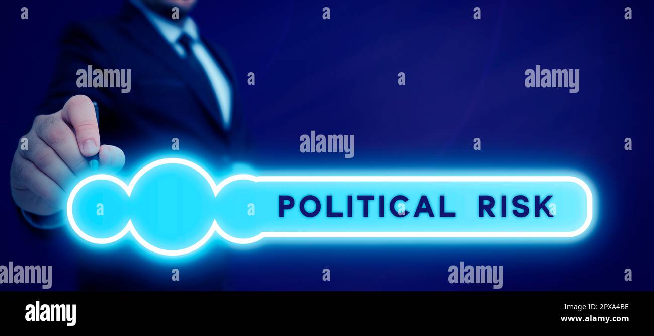 Conceptual display Political Risk, Conceptual photo communications ...