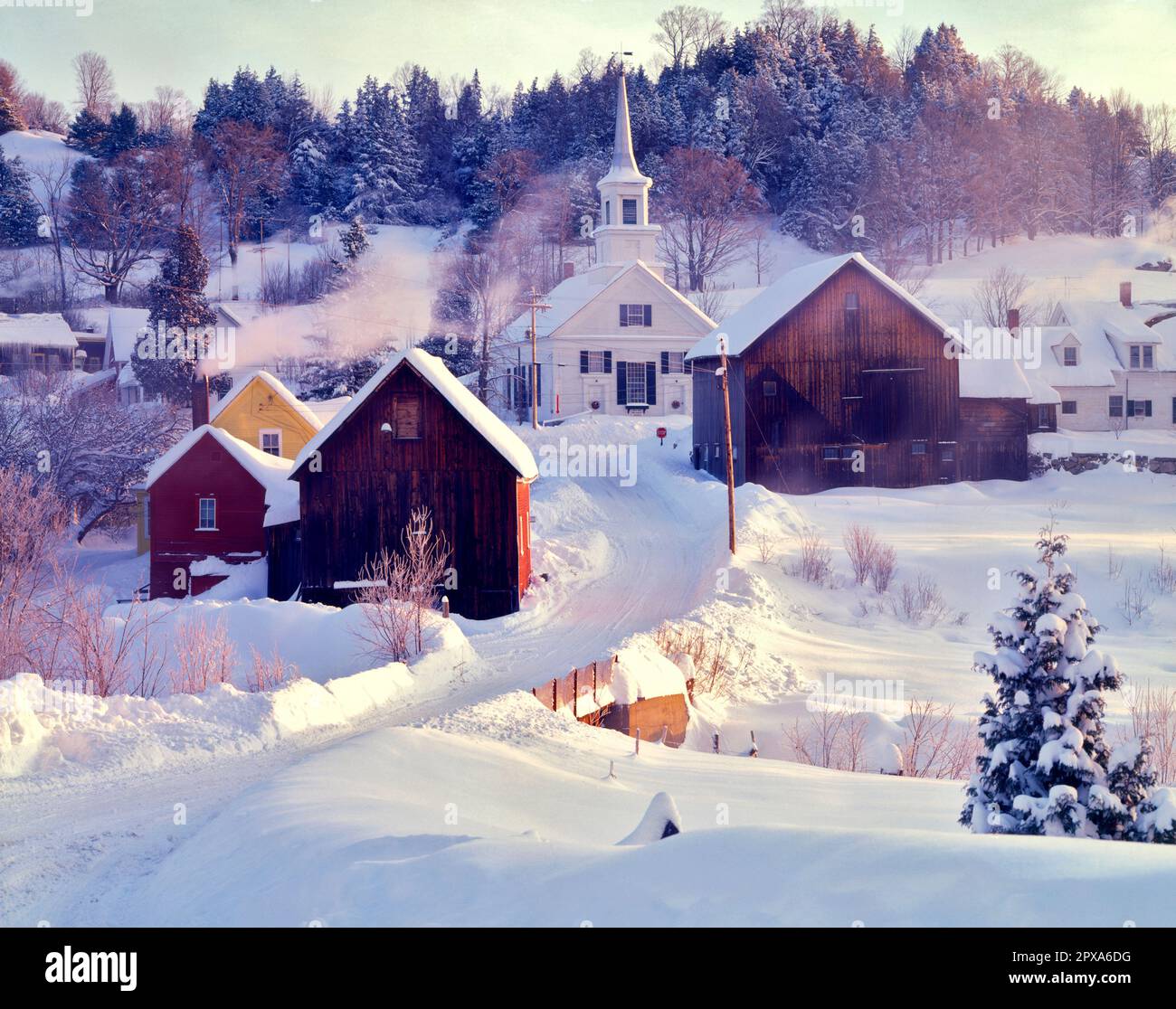 Waits River, Vermont Stock Photo Alamy