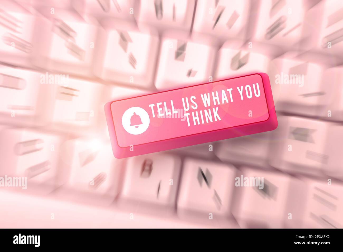 Text caption presenting Tell Us What You Think, Business idea Express ...