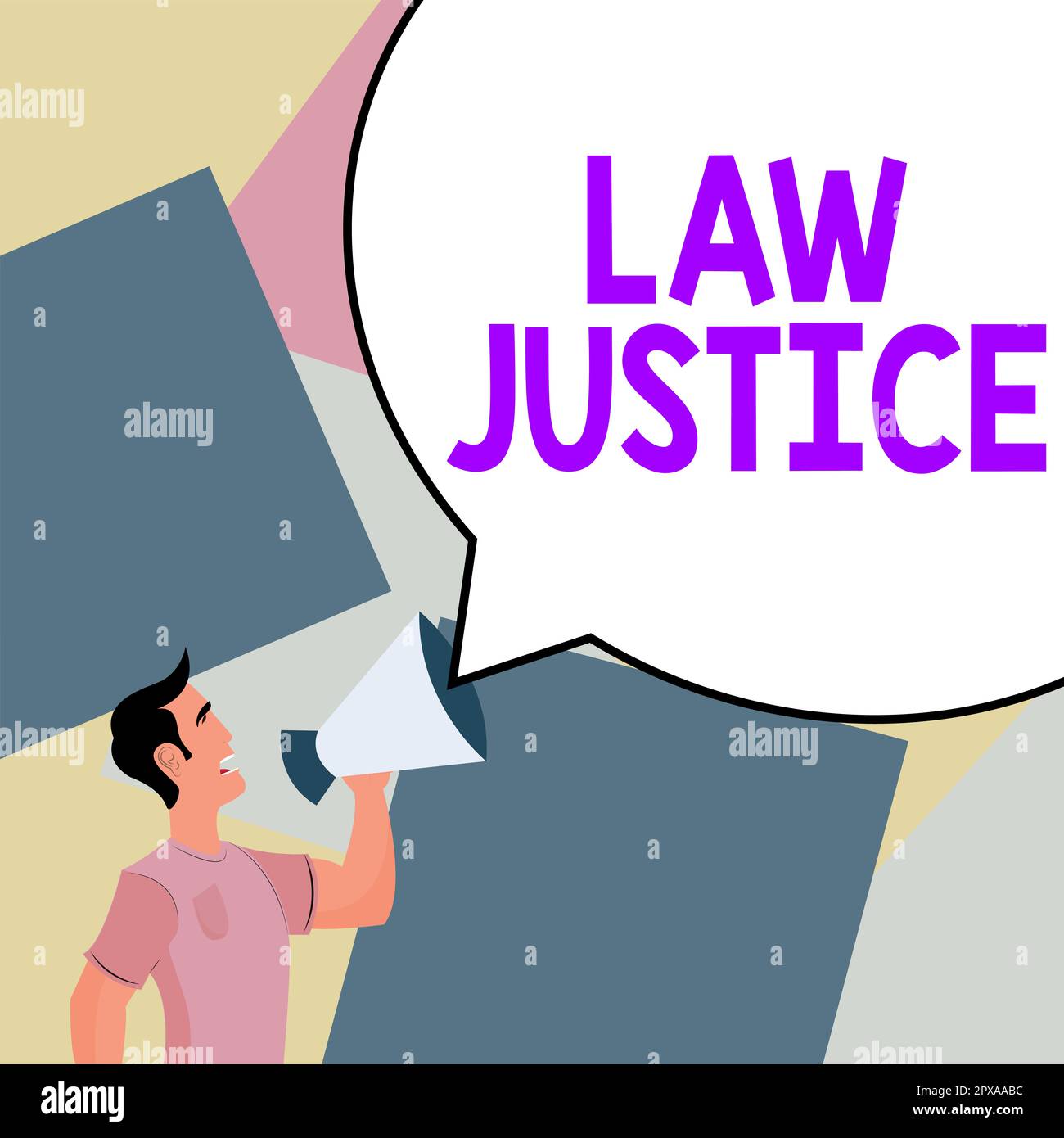 Text justitia hi-res stock photography and images - Alamy