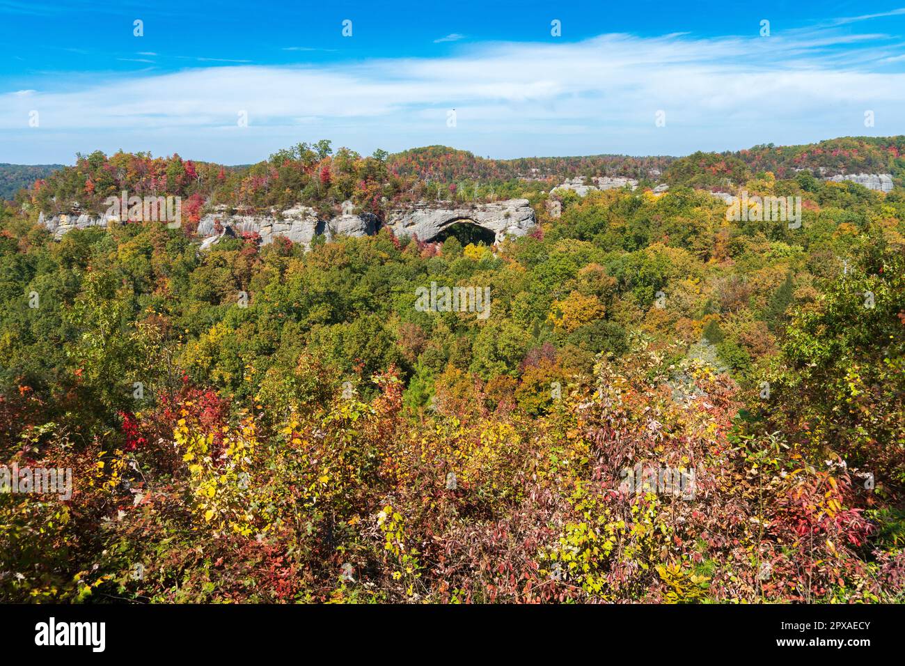 Natural Bridge State Resort Park in Kentucky Stock Photo