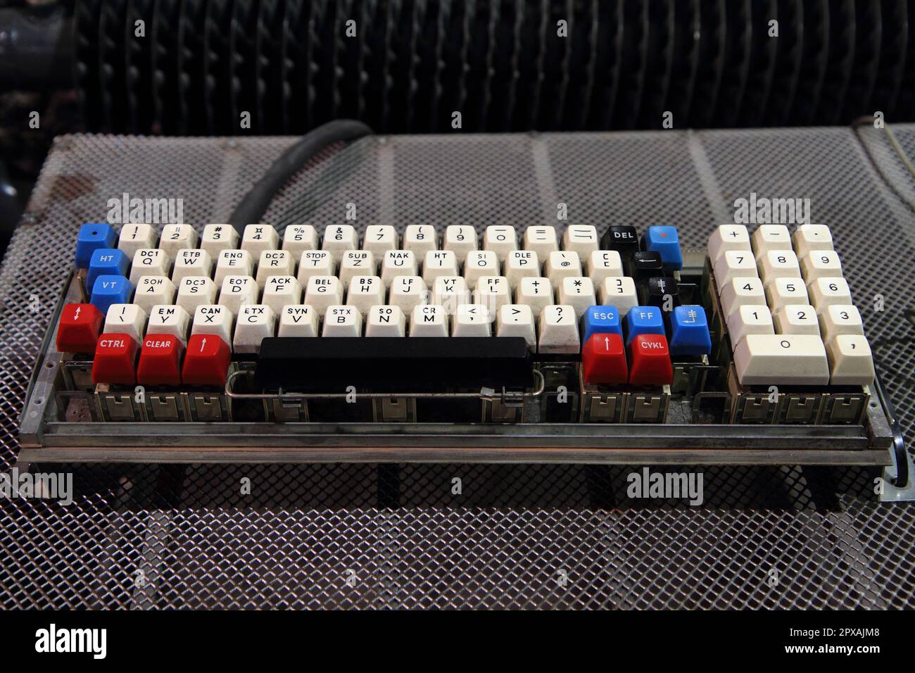 old computer keyboard as part of computer history Stock Photo Alamy