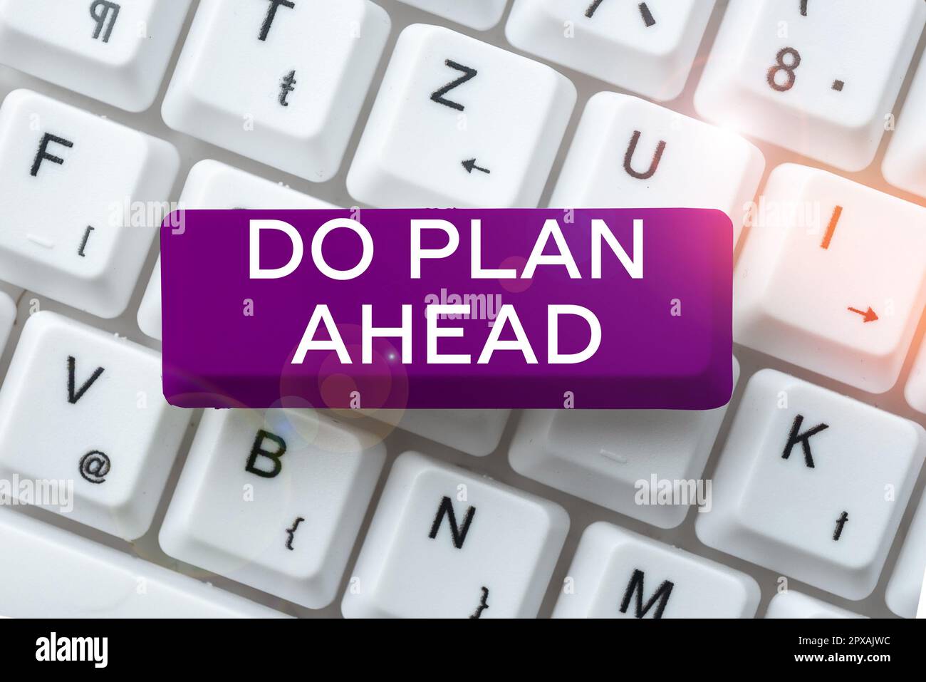 Text sign showing Do Plan Ahead, Business concept Planning steps for obtaining success planning