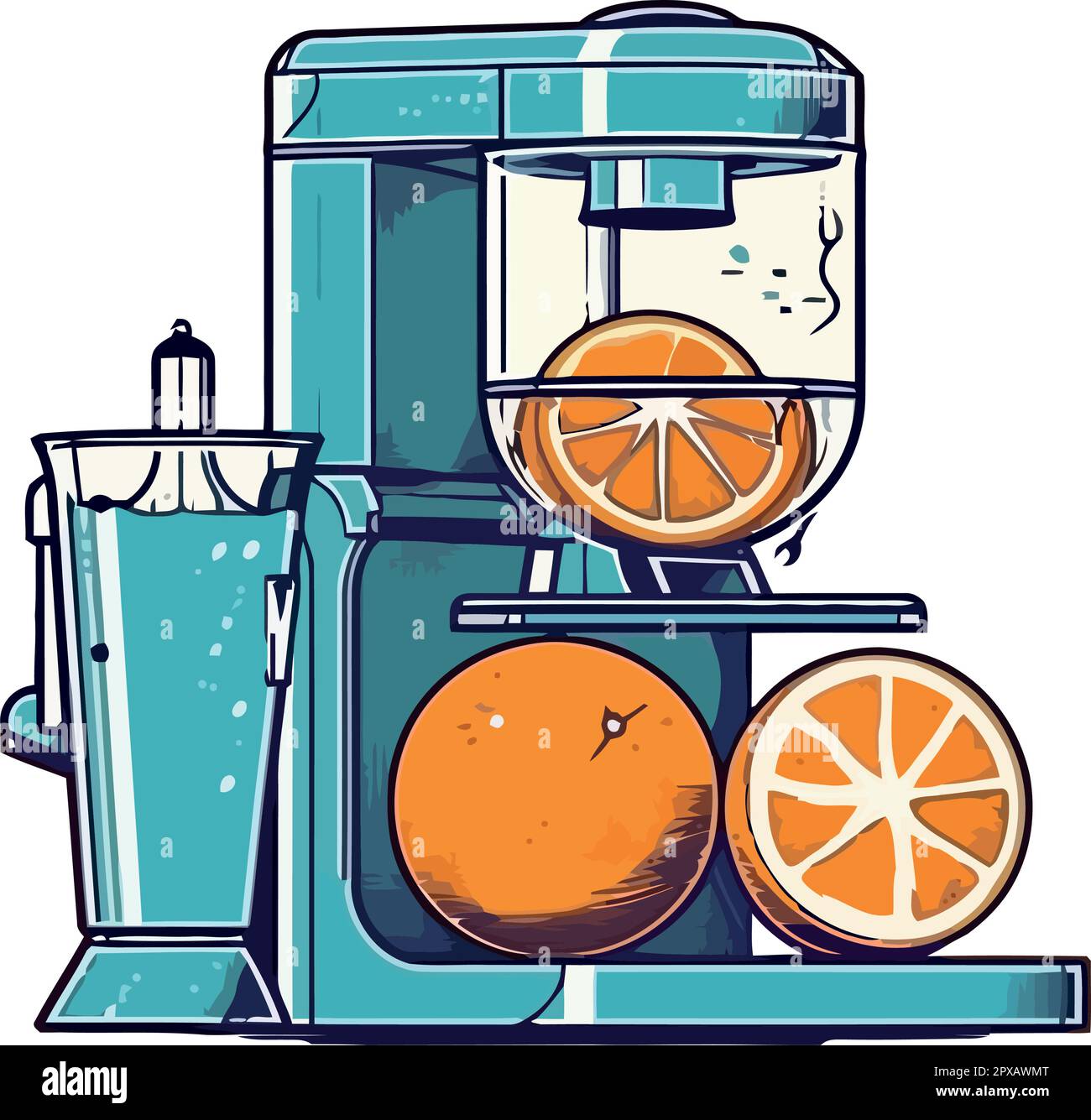 Cartoon juice blender Cut Out Stock Images & Pictures - Alamy