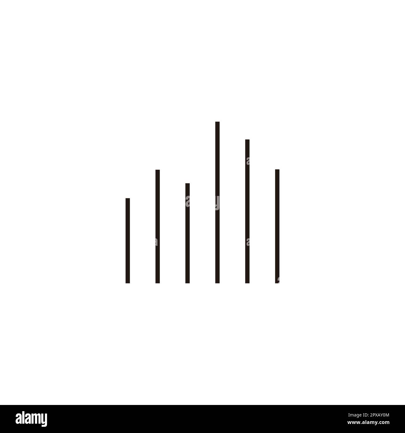 Sound graphic, lines geometric symbol simple logo vector Stock Vector ...