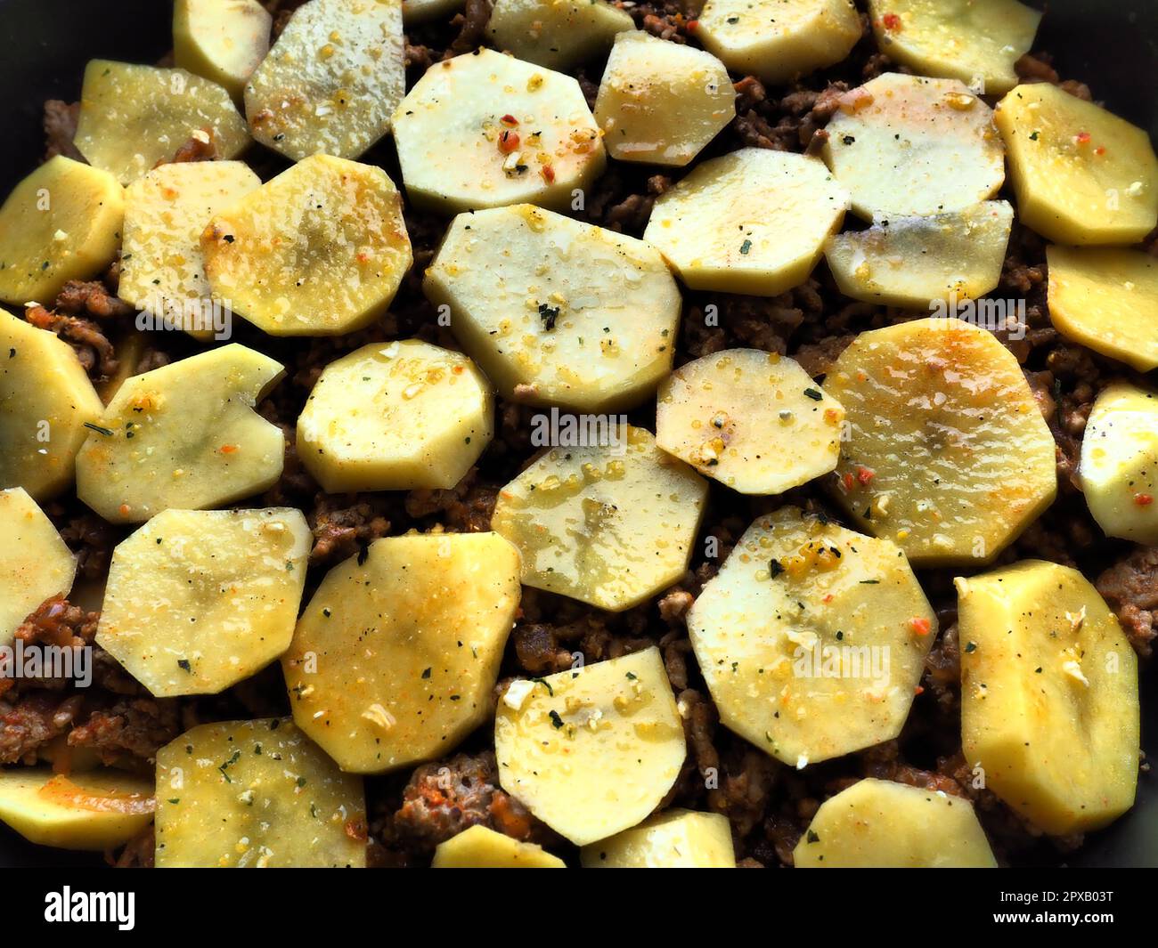 Delicious eggplant cut circles hi-res stock photography and images - Alamy