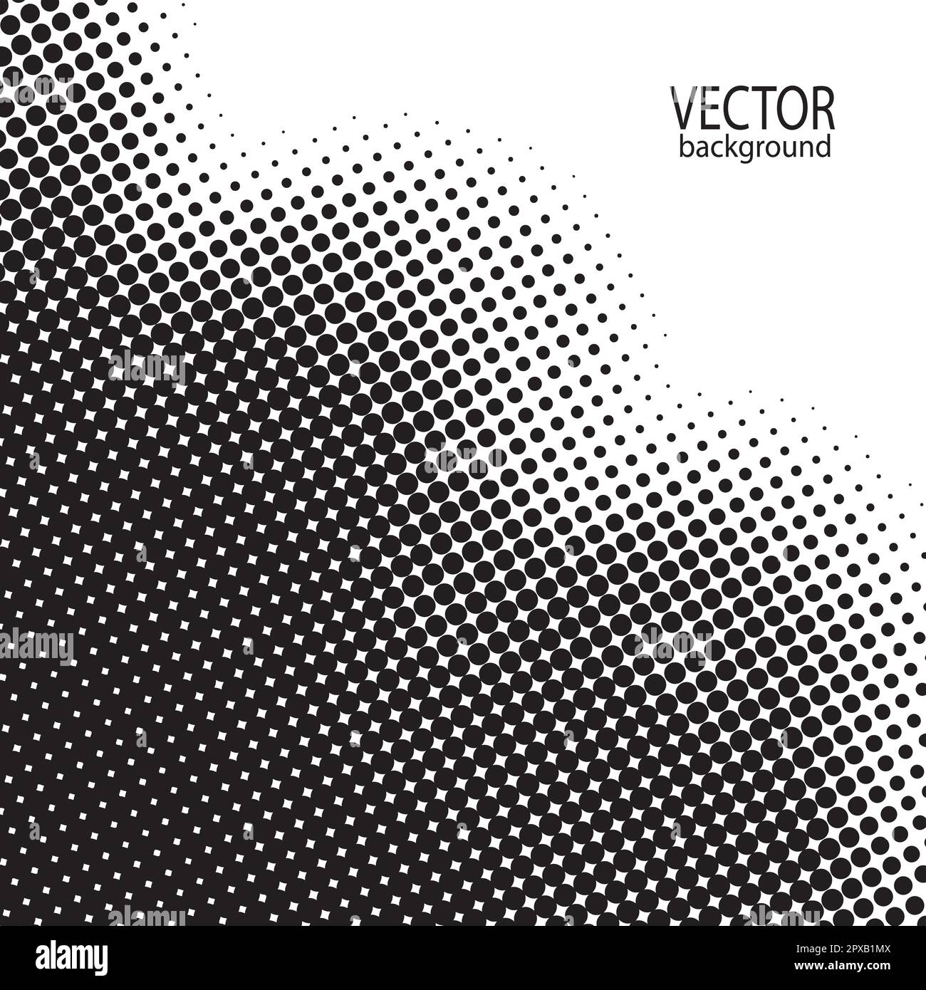 Vector Halftone Dot Abstract Background Stock Vector Image & Art - Alamy