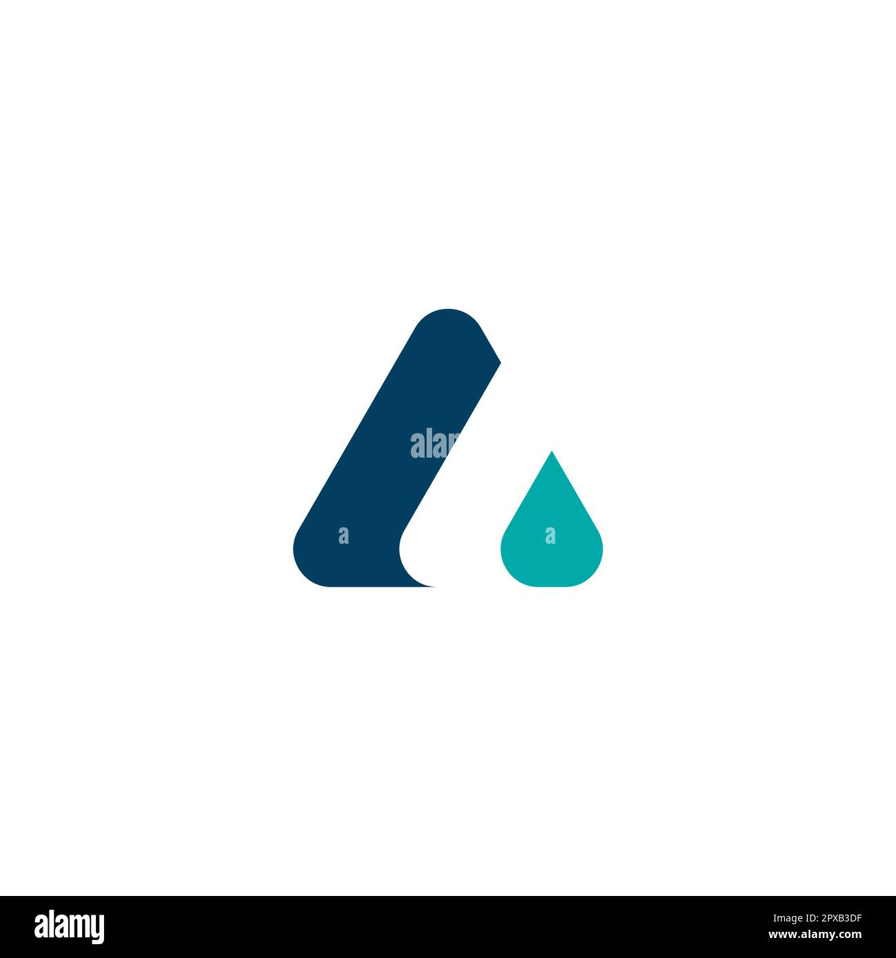 Letter A Logo Design. Initial A Water Vector Stock Vector Image & Art ...
