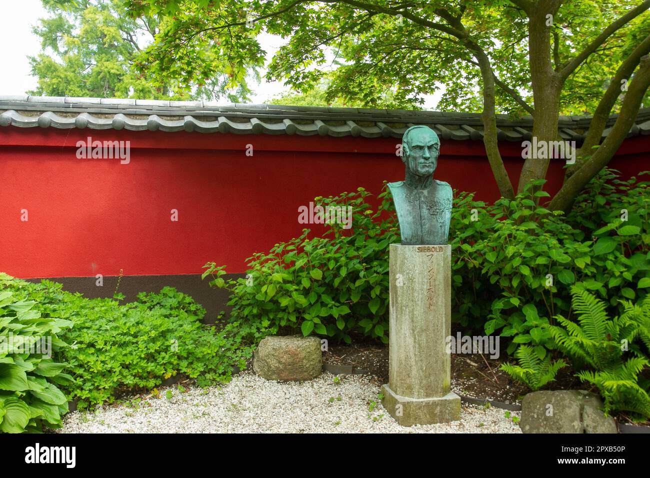 05272016 Leiden Netherlands Bust of the famous German scientist