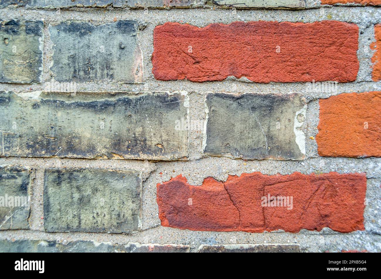 Architectural detail, brick wall structure textured background Stock