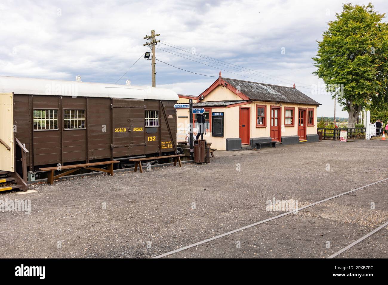 Bodiam, Kent, united kingdom, 21, August, 2022 bodiam railway station