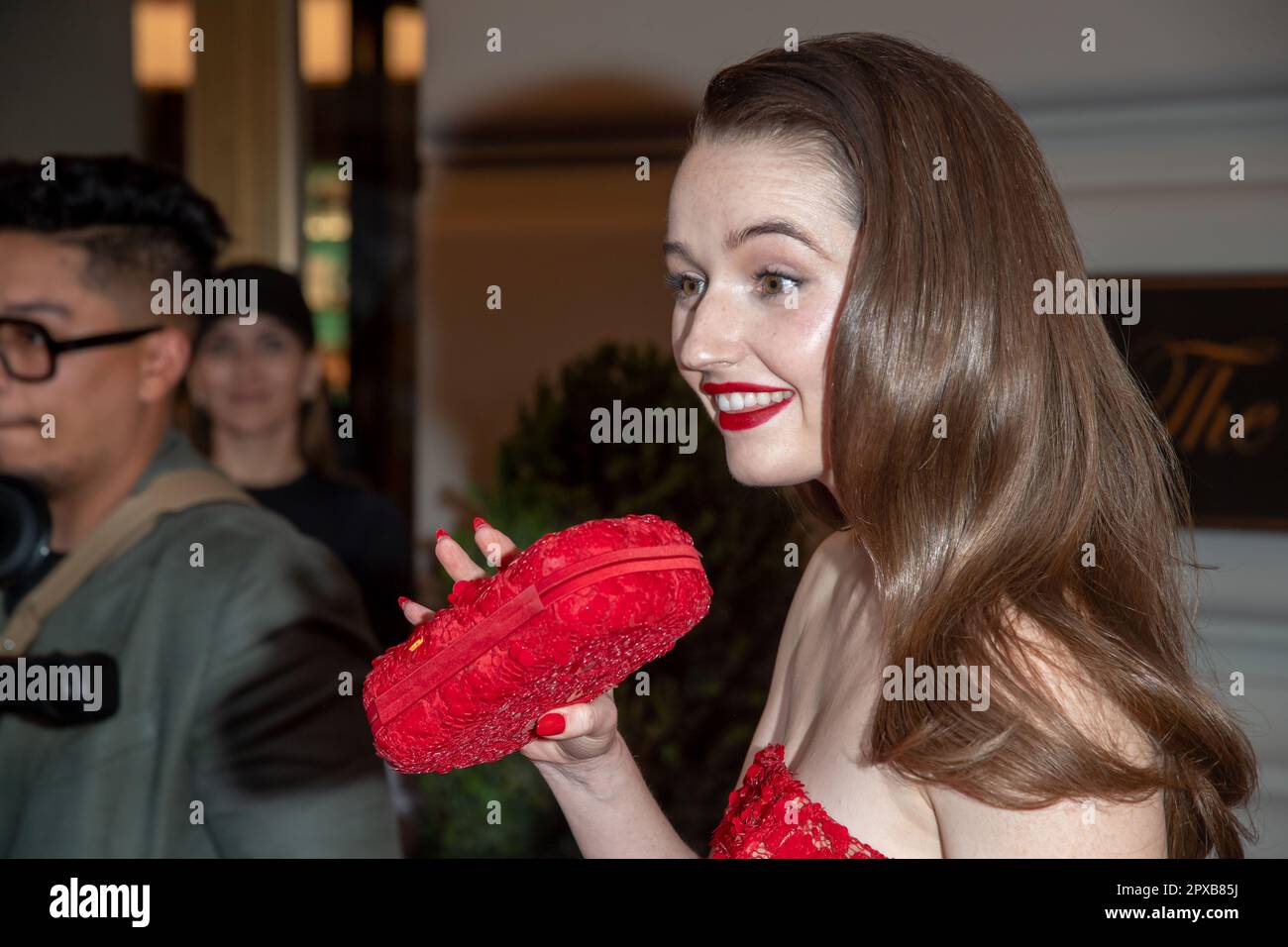 NEW YORK, NEW YORK MAY 01 Kaitlyn Dever wearing Michael Kors departs