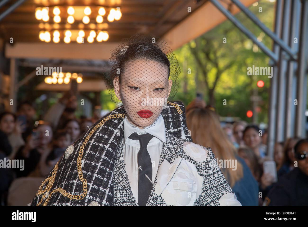 SORA CHOI IN THOM BROWNE, MET GALA 2023 'KARL LAGERFELD : A LINE