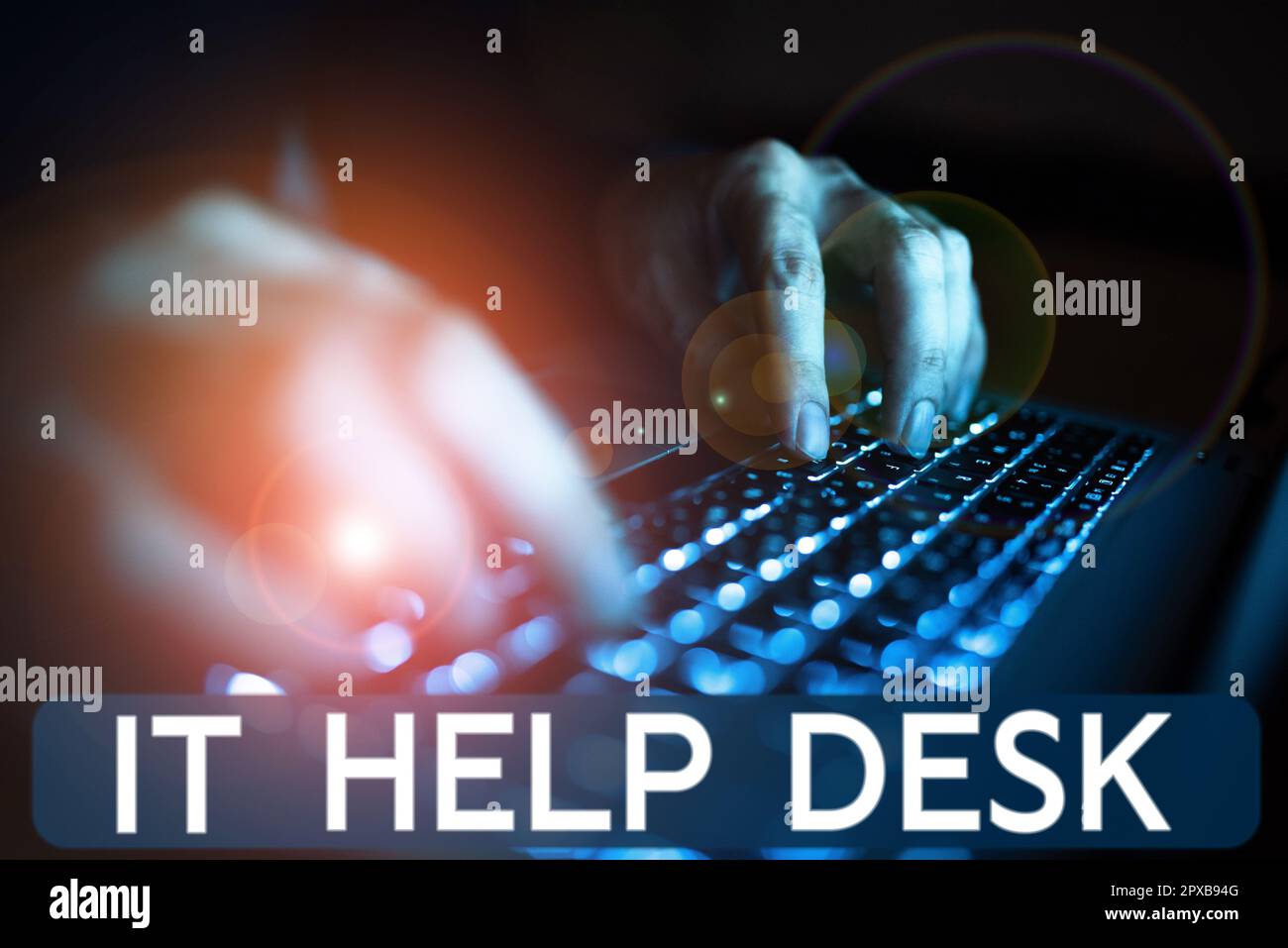 Hand writing sign It Help Desk, Concept meaning Online support ...