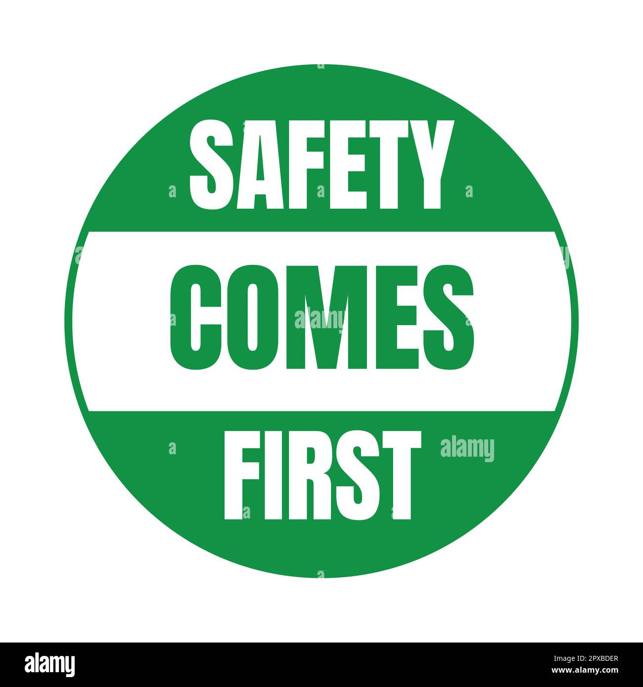 Safety comes first symbol icon Stock Photo Alamy