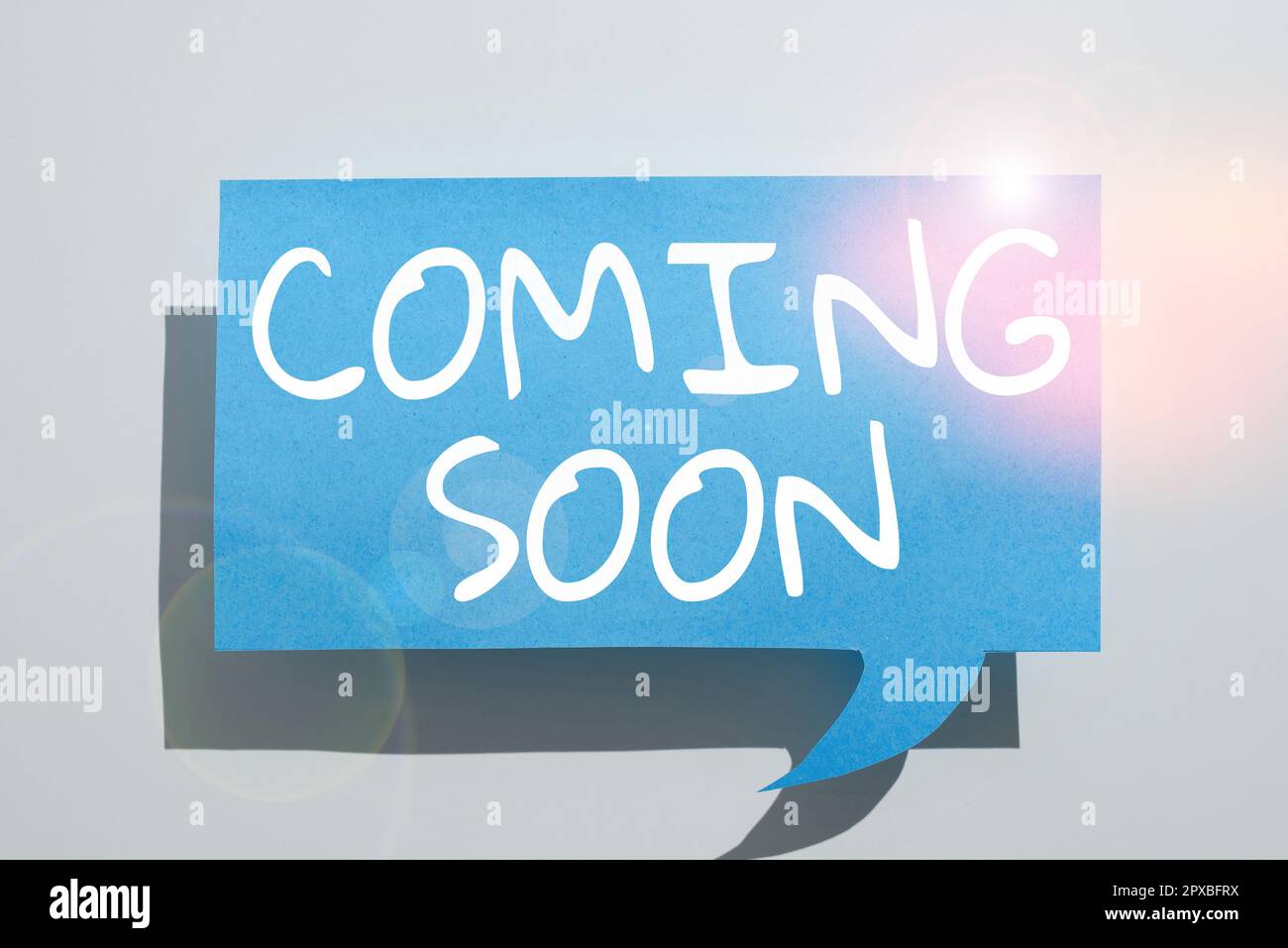 Conceptual caption Coming Soon, Conceptual photo something is going to ...