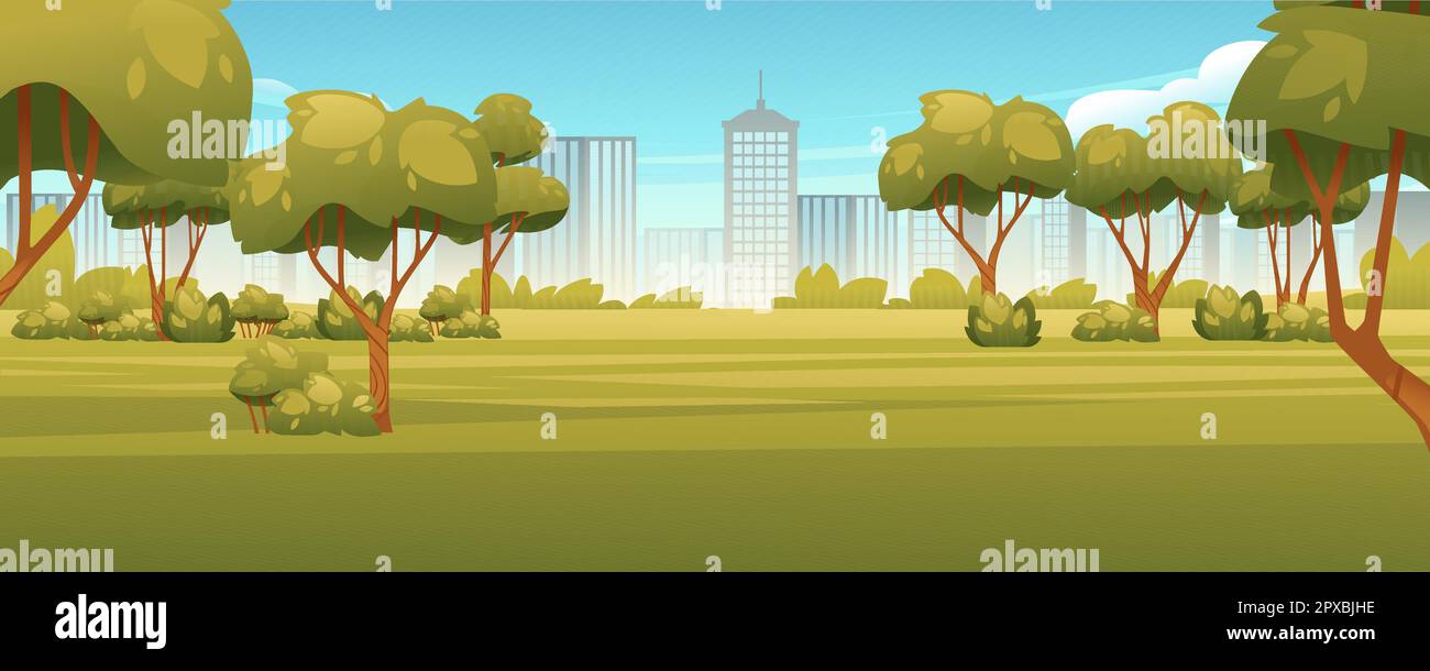 Landscape design park isometric colored composition with part of the ...