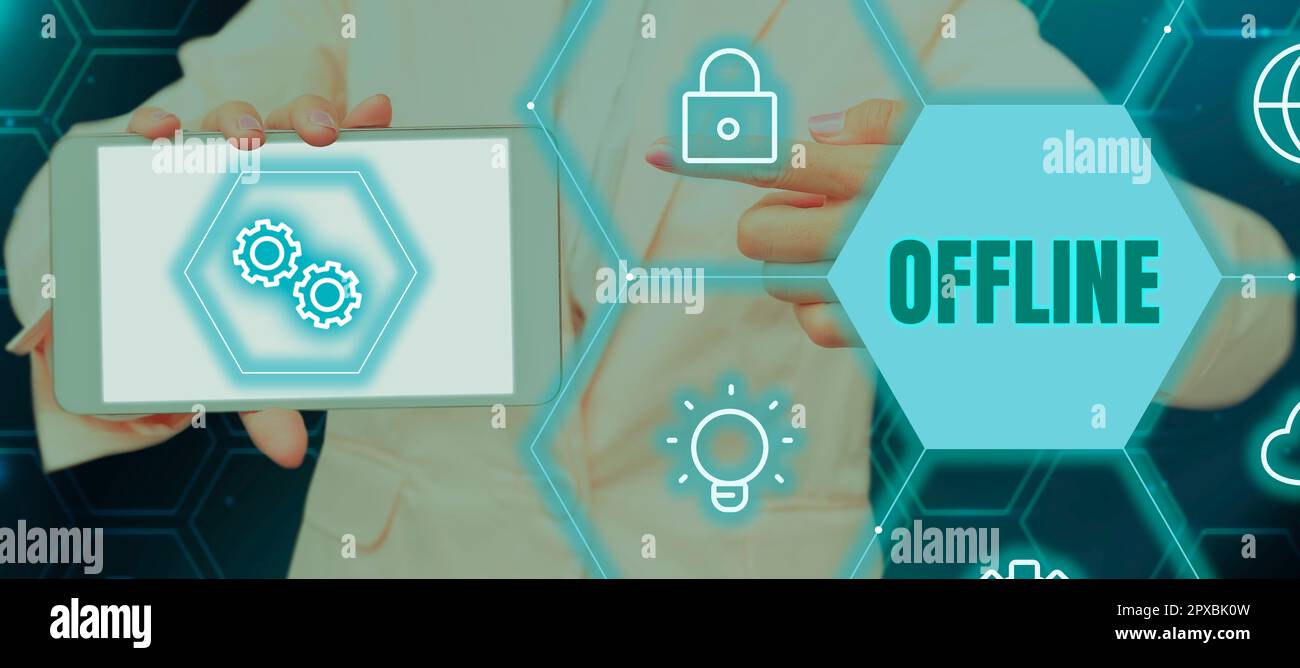 Conceptual display Offline, Business overview Not having directly