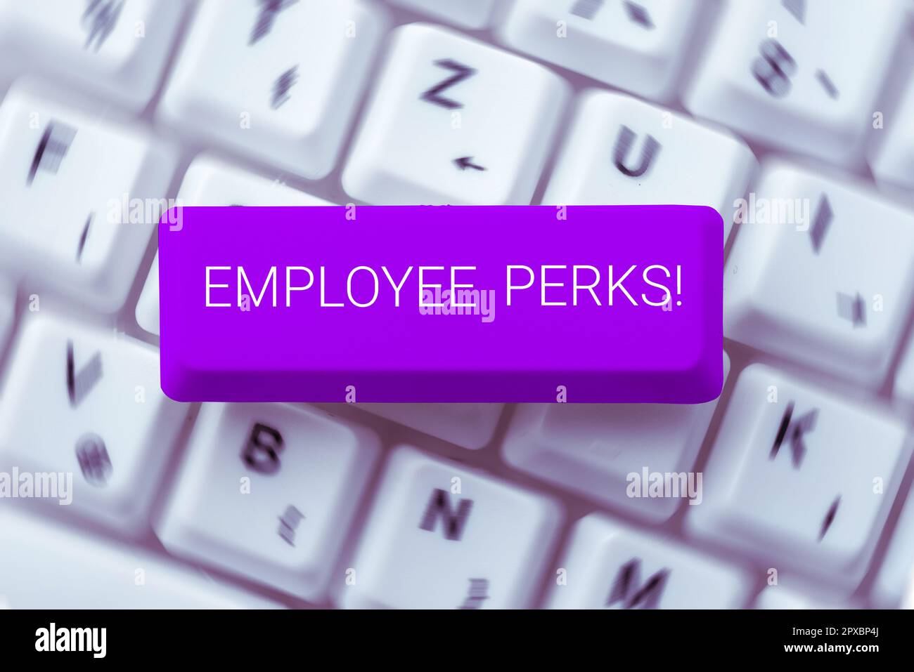 Sign displaying Employee Perks, Business overview Worker Benefits Bonuses Compensation Rewards Health Insurance Stock Photo