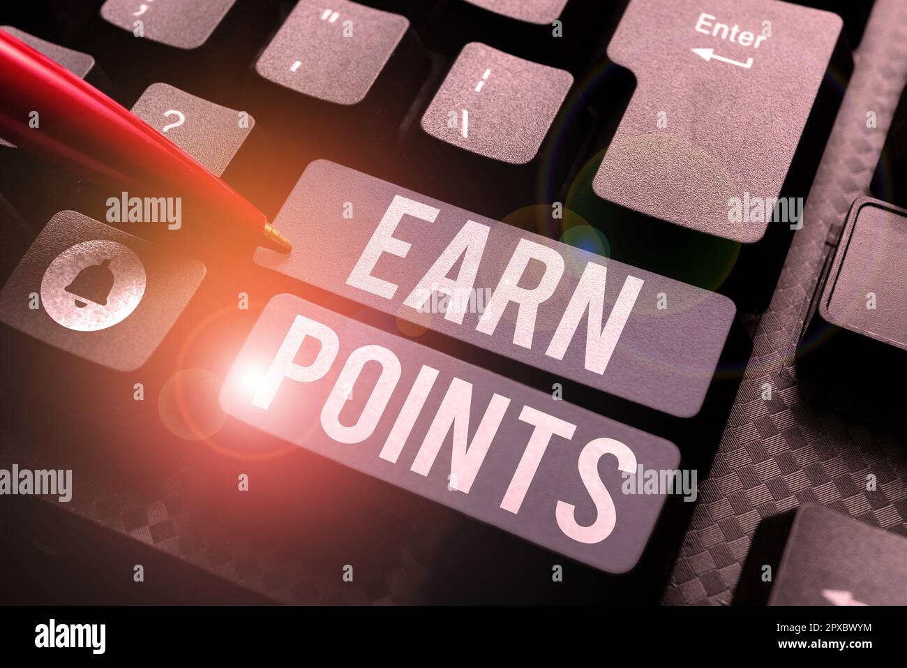 Earn Sign Sign displaying Earn Points, Business idea to get praise or approval ...