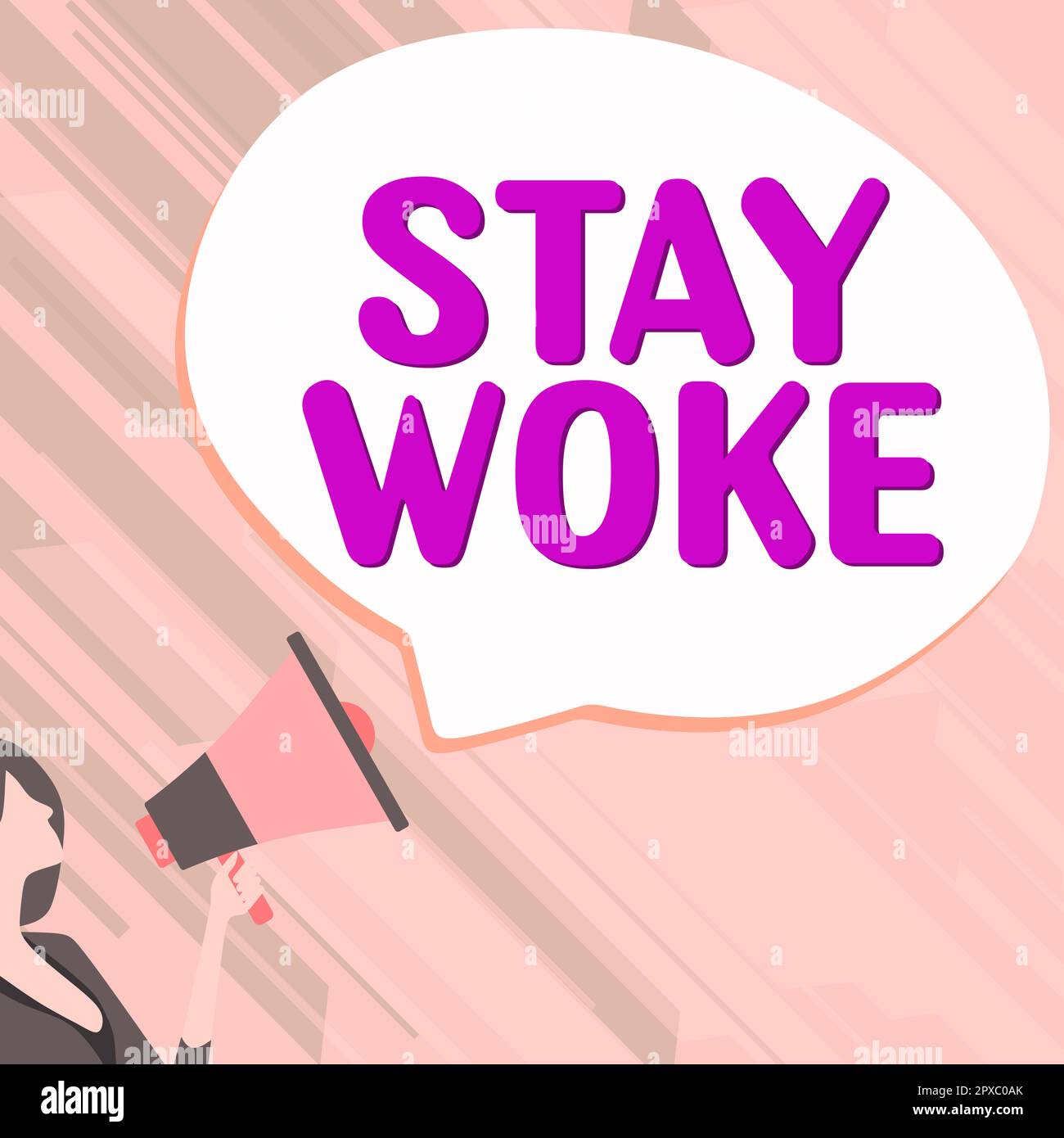 Stay Aware Inspiration showing sign Stay Woke, Business overview being aware of ...