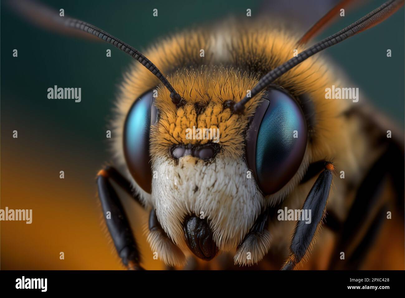 Bee making sweet honey macro hi-res stock photography and images - Alamy
