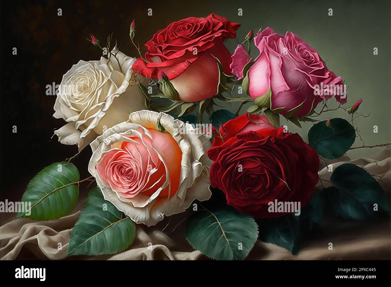 Real flower border frame hi-res stock photography and images - Alamy