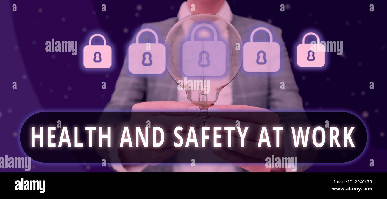 Inspiration showing sign Health And Safety At Work, Business overview