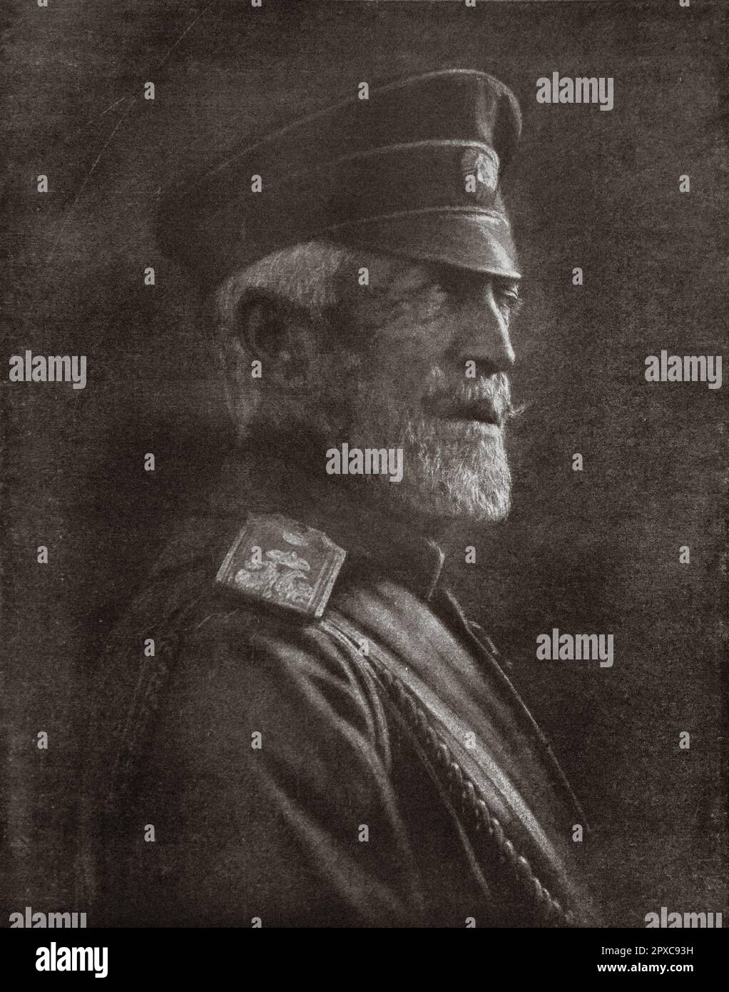Wolrd War I. The winner of the Vistula and the San. Grand Duke Nikolai Nikolaevich, Generalissimo of the Russian Armies Stock Photo